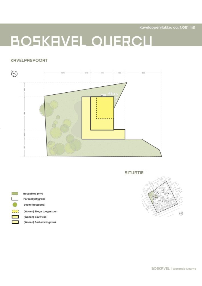 7 bouwkavels - Bosrijk Wonen in de Warande, Deurne